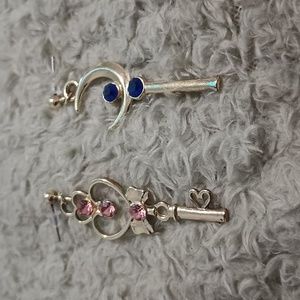 Gold earrings